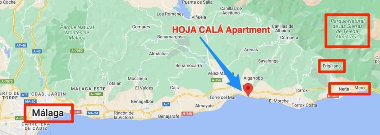 אלגארובו-קוסטה Hoja Cala Apartment מראה חיצוני תמונה